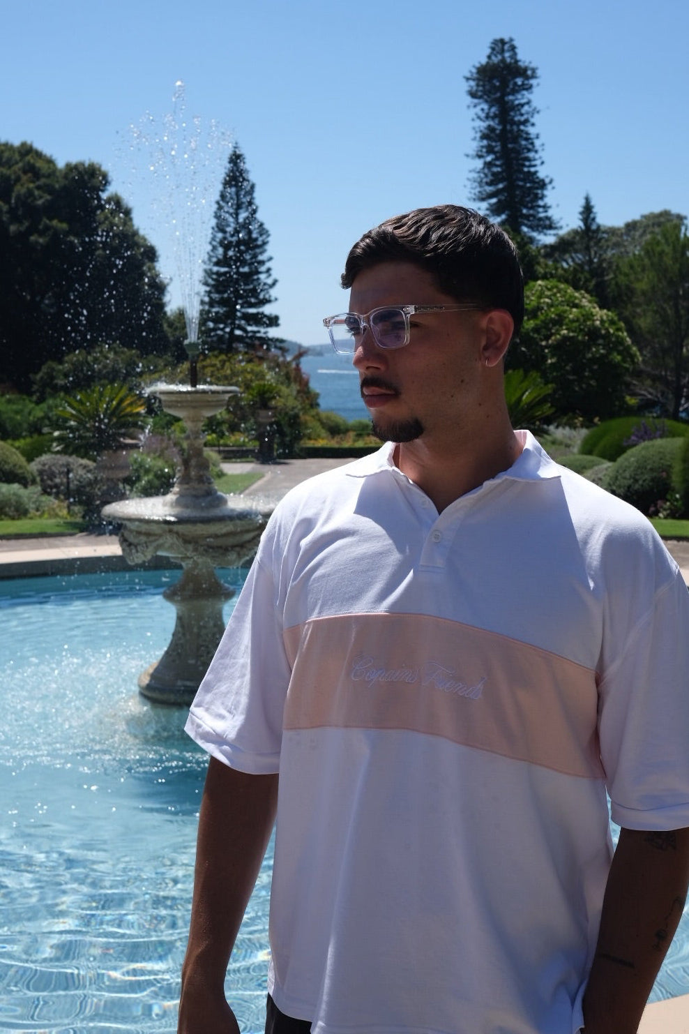 Pink Stripe (HH) Polo