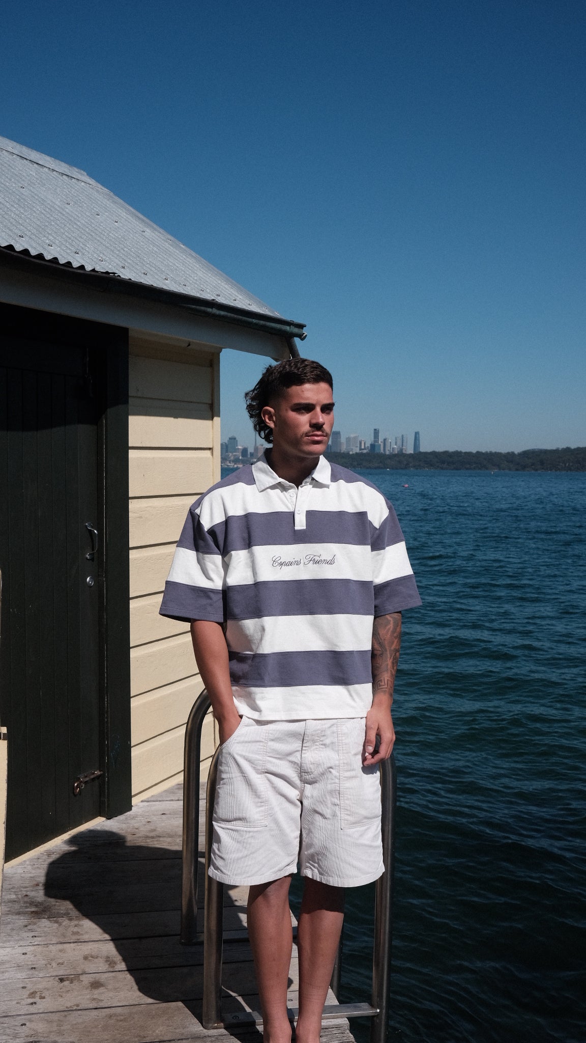 Sky Blue Rugby Polo