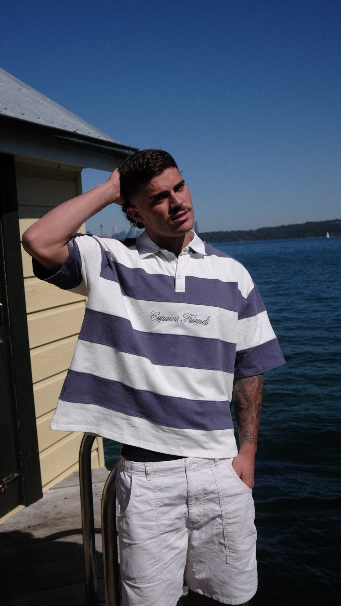 Sky Blue Rugby Polo