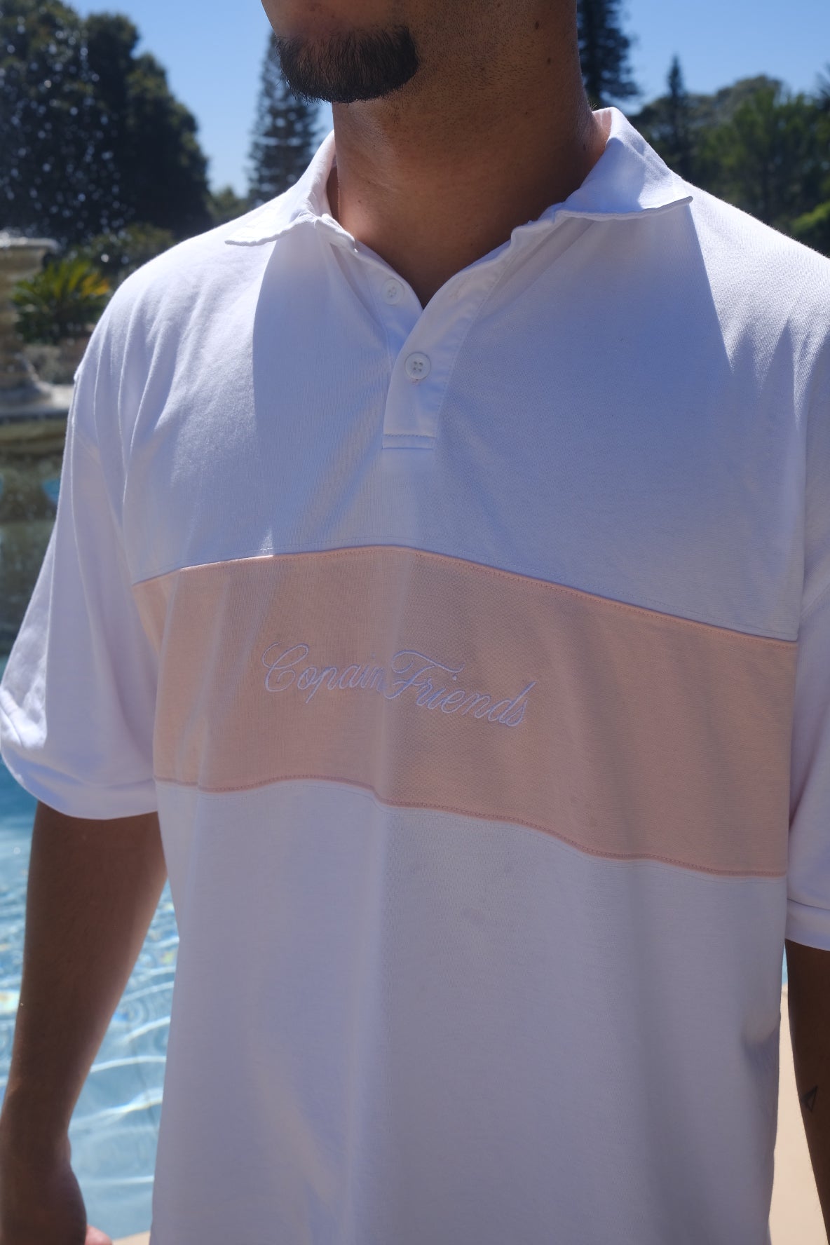 Pink Stripe (HH) Polo