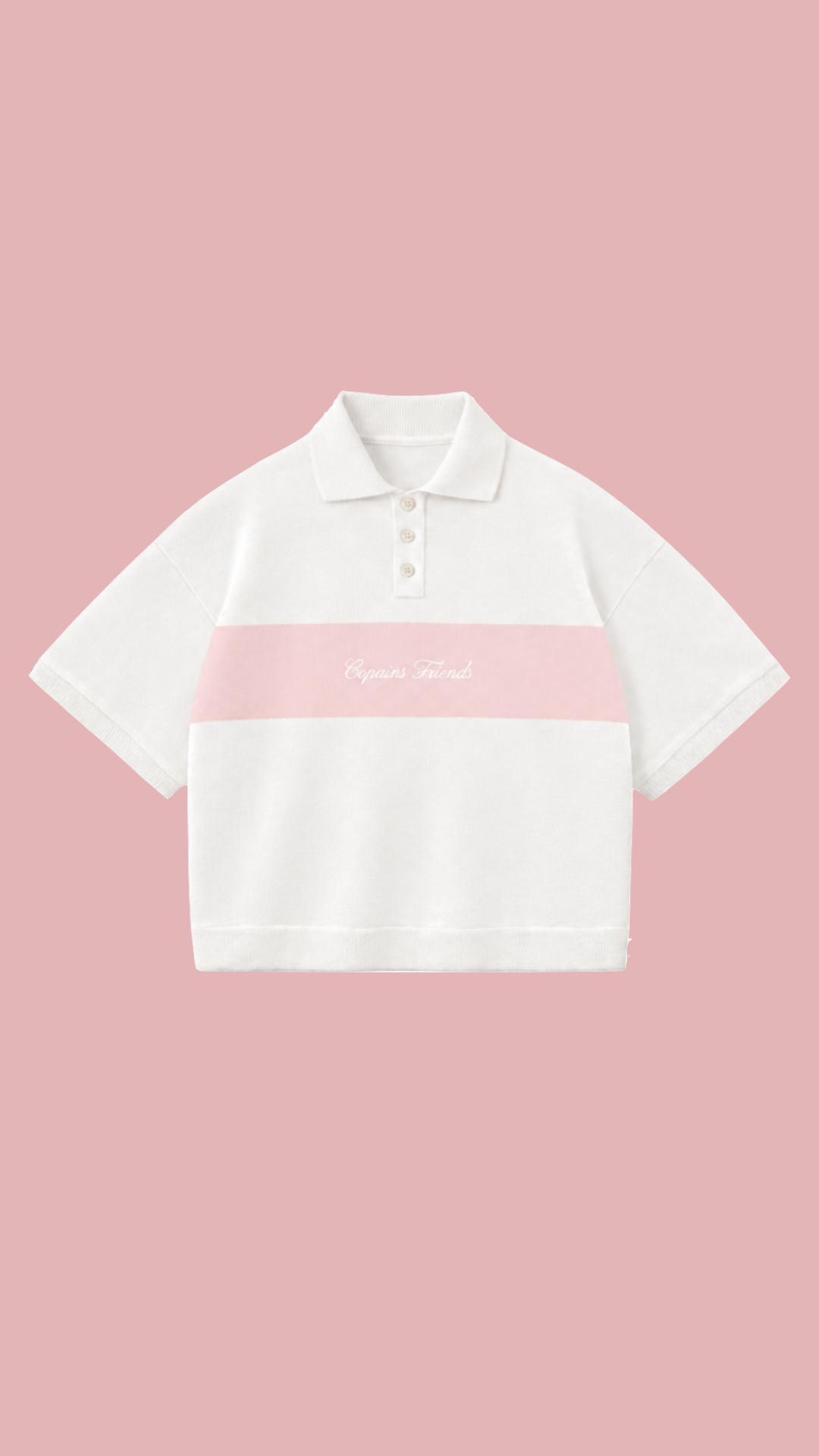Single Stripe - Pink (HH) Polo