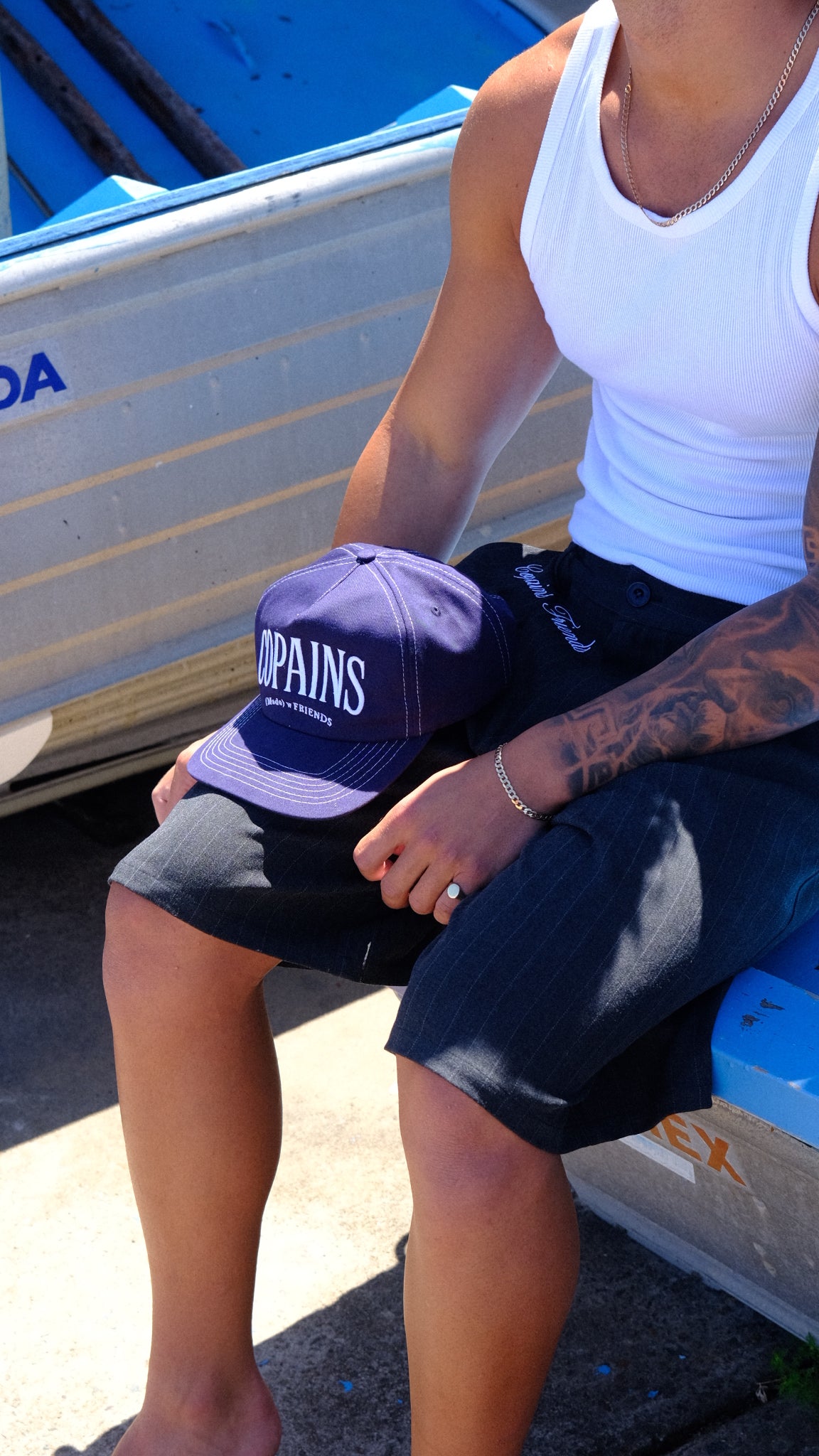 Navy Logo Cap
