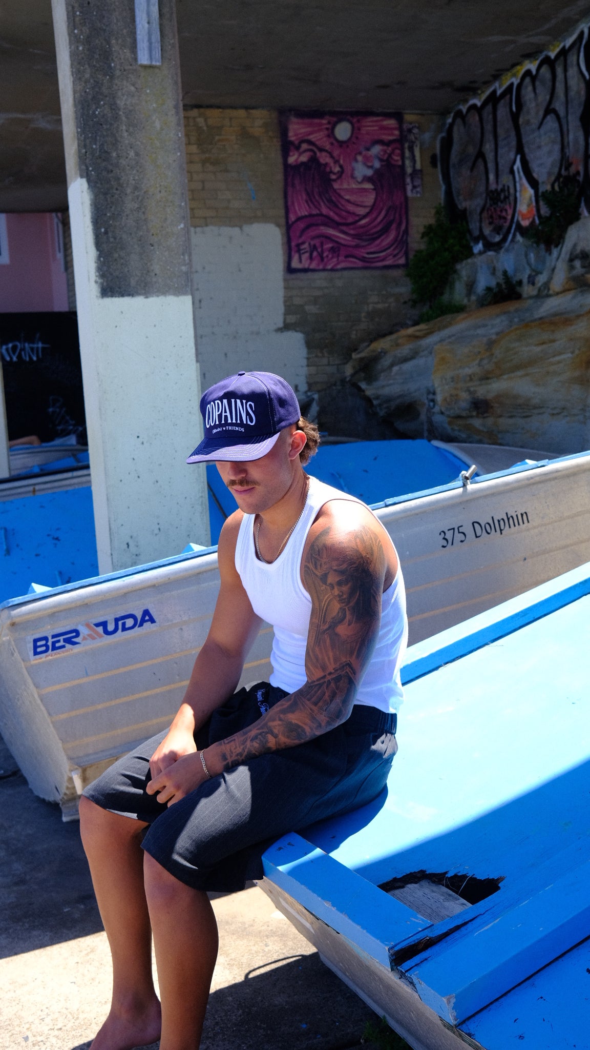 Navy Logo Cap