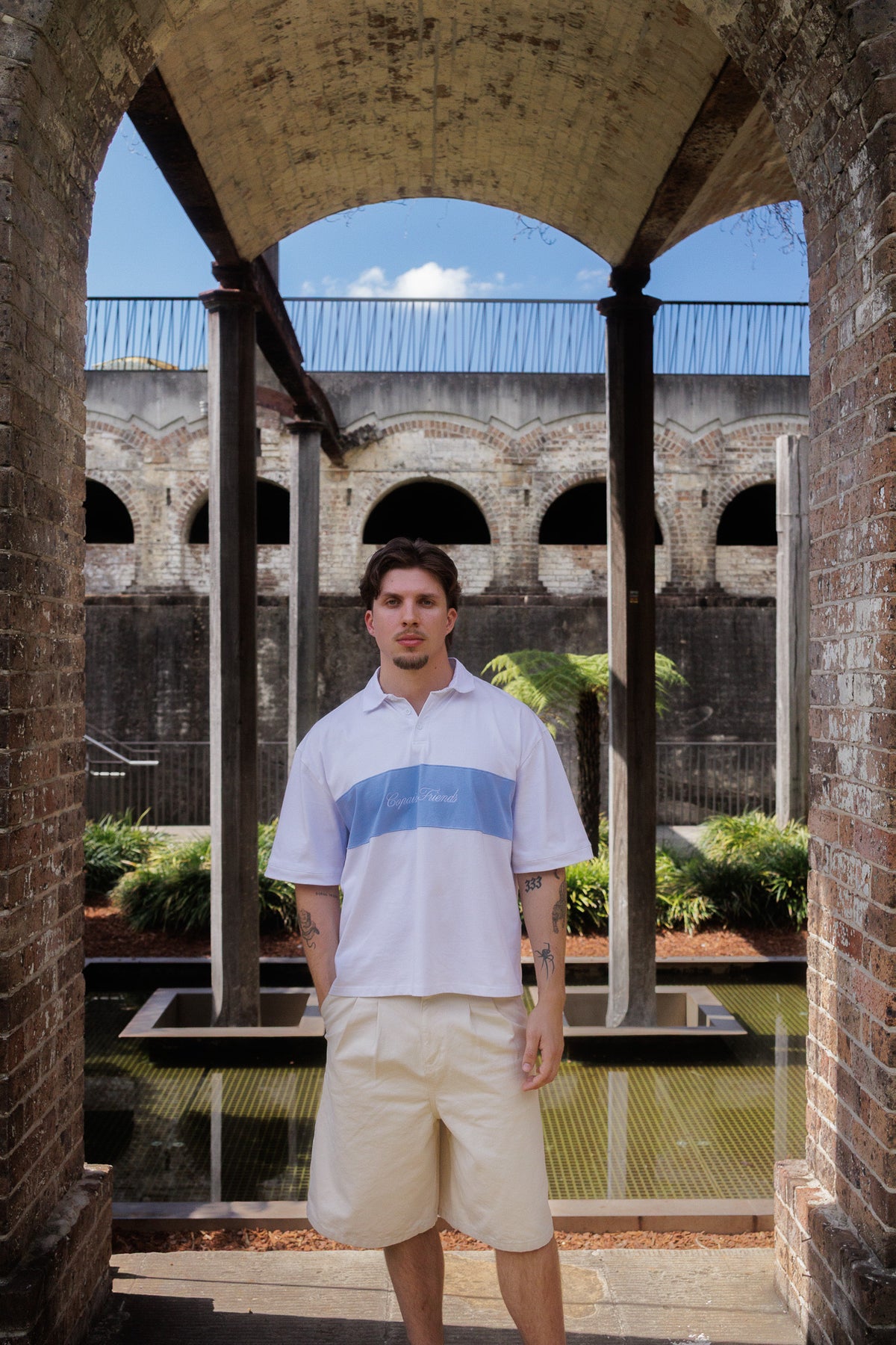 Single Stripe - Blue Polo