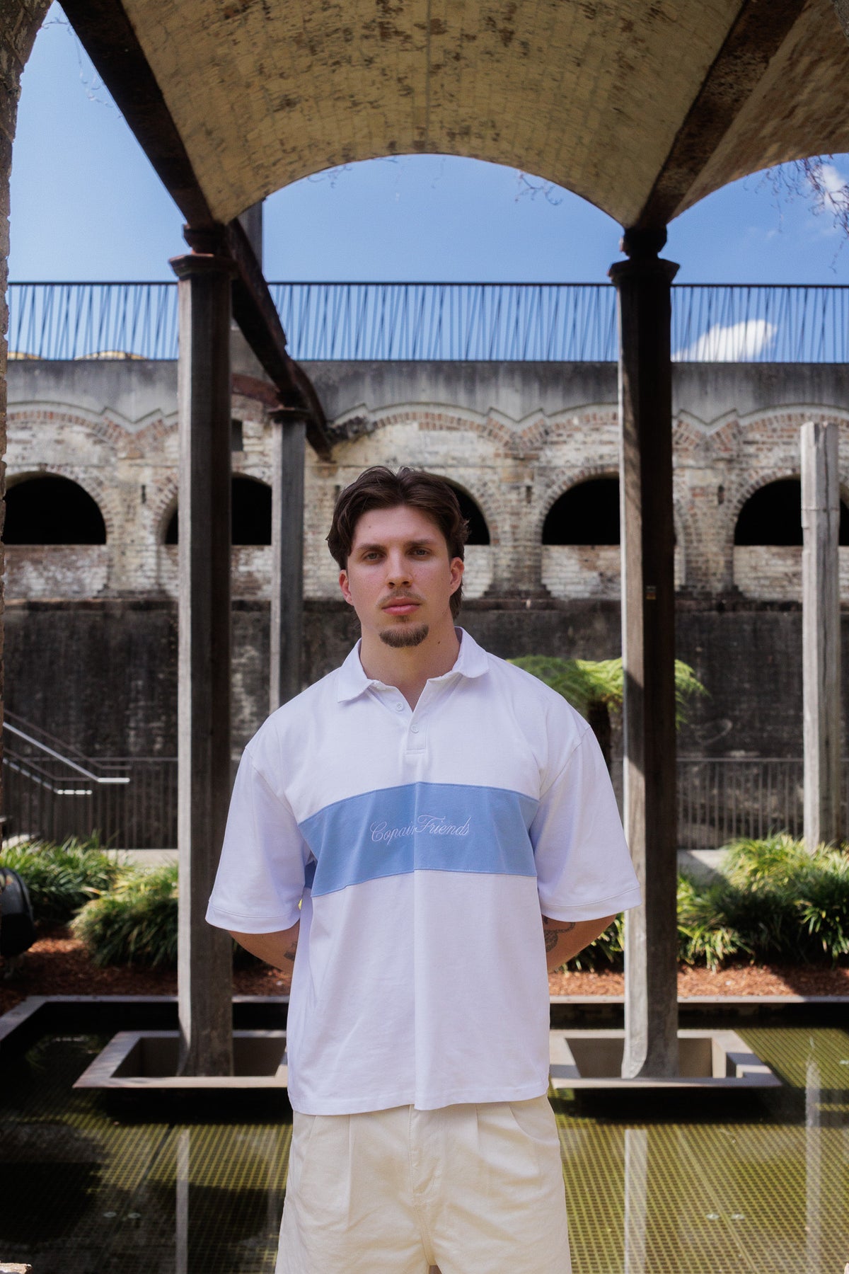 Single Stripe - Blue Polo
